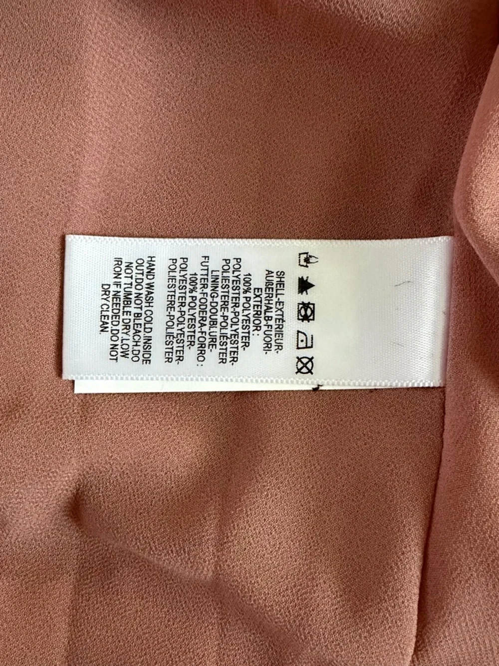 NWT Dress The Population Zahrah Tiered Pleated Rose Pink Metallic Satin Gown - Picture 10 of 10